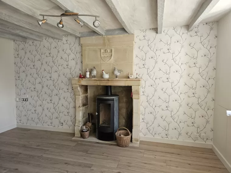 Rénovation intérieur d'un salon à Ferrière-Larçon, Loches, BOISBOURDIN (SARL)