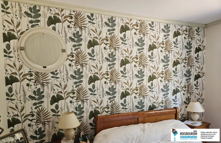 Rénovation intérieure d'une chambre à Chatillon sur Indre, Loches, BOISBOURDIN (SARL)