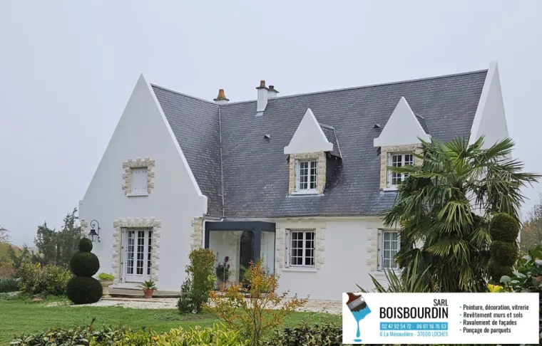 Rénovation de la Façade d'une maison à Beaulieu Les Loches, Loches, BOISBOURDIN (SARL)