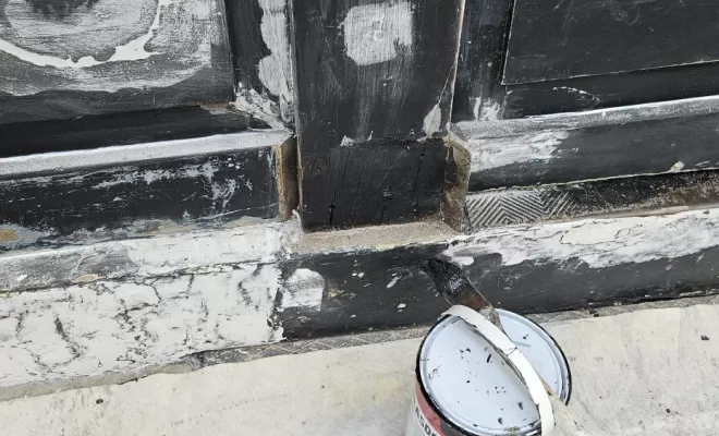 Rénovation de devanture de commerce à Loches, Loches, SARL BOISBOURDIN