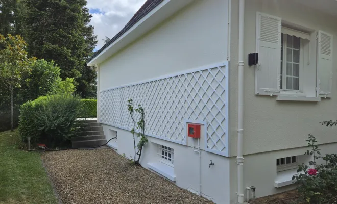 Rénovation des boiseries extérieures et de la Façade d'une maison à Perrusson, Loches, BOISBOURDIN (SARL)