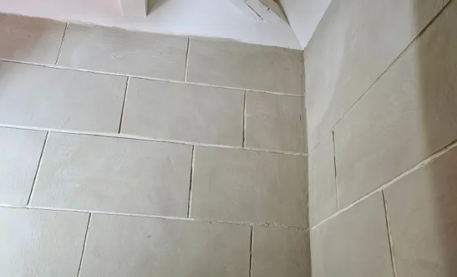 Rénovation intérieure d'une Cage d'escalier en enduit à la chaux à Nouans Les Fontaines, Loches, BOISBOURDIN (SARL)