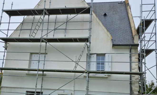 Rénovation de la Façade d'une maison à Beaulieu Les Loches, Loches, BOISBOURDIN (SARL)