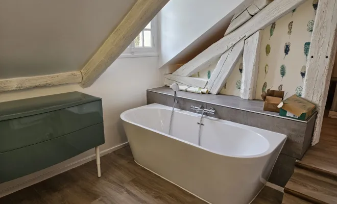 Rénovation intérieure d'une salle de bain à Nouans Les Fontaines, Loches, BOISBOURDIN (SARL)