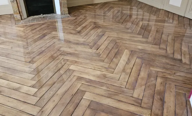 Ponçage de parquets dans un séjour à Loches, Loches, BOISBOURDIN (SARL)